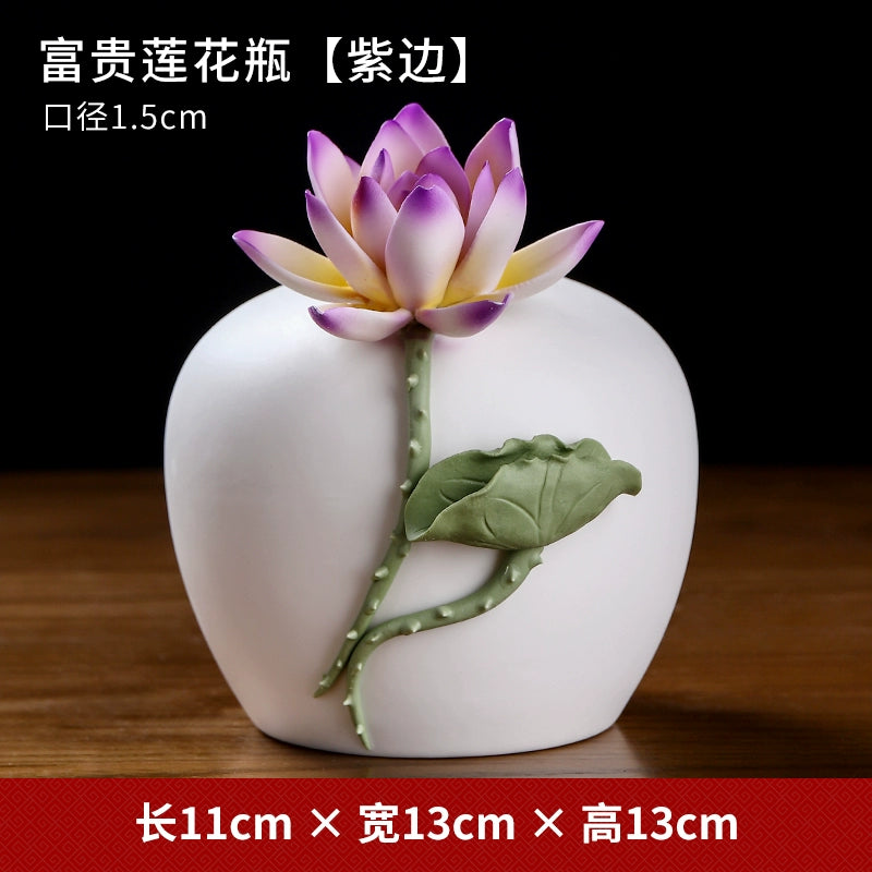 Ceramic Handmade Flower Art Vase