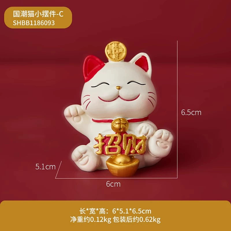 Mini Chinese Cat Ornament