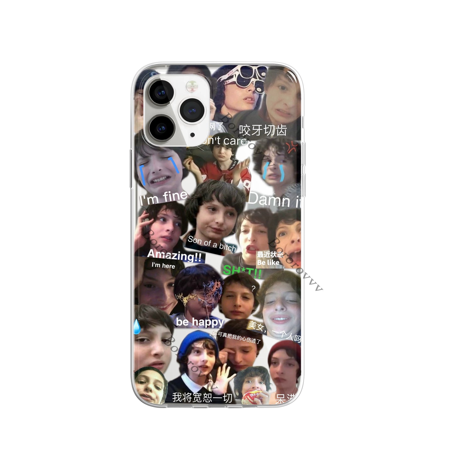 FinnWolfhard strange things mike phone case