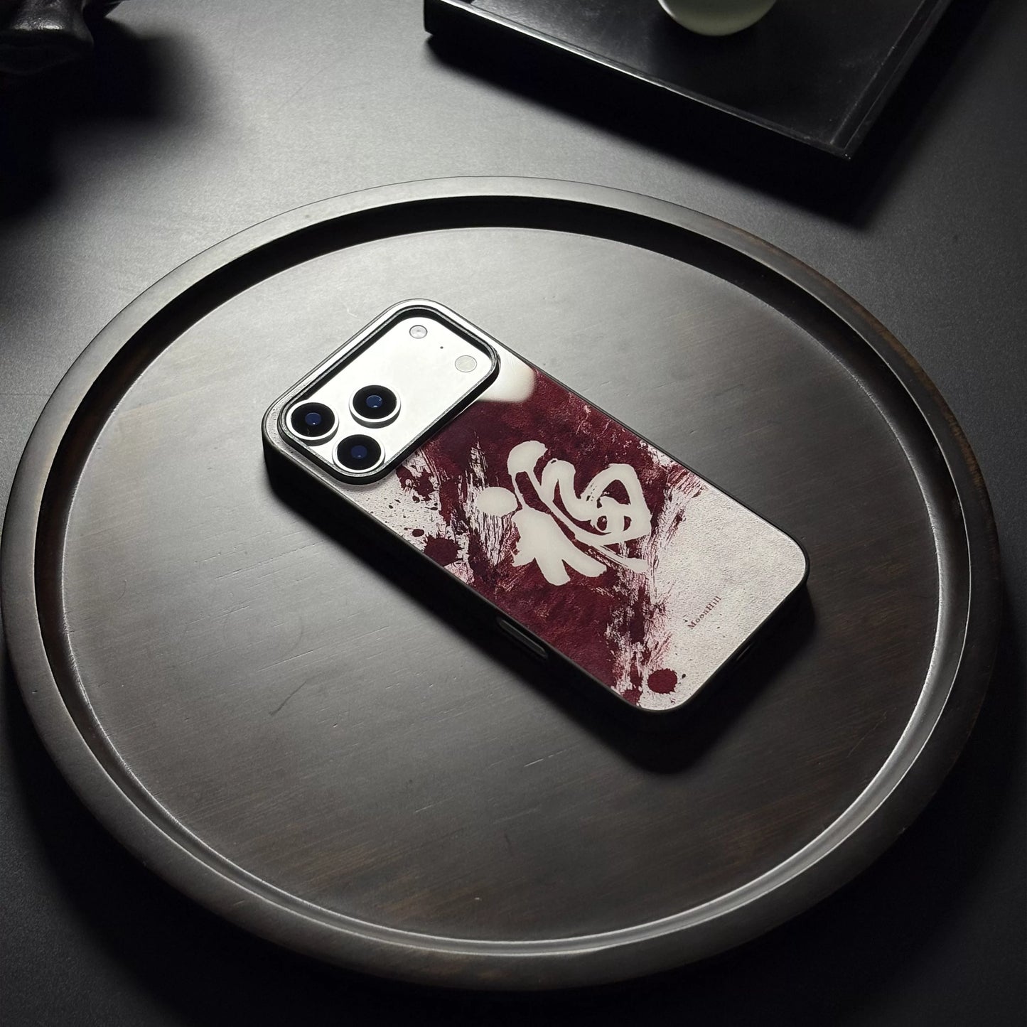 Chinese-themed blessing design premium glass phone case