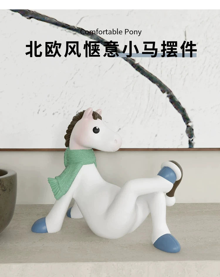 2026 Year of the Horse Mascot: A Healing Decorative Ornament for Home, Living Room, Office, or Workplace