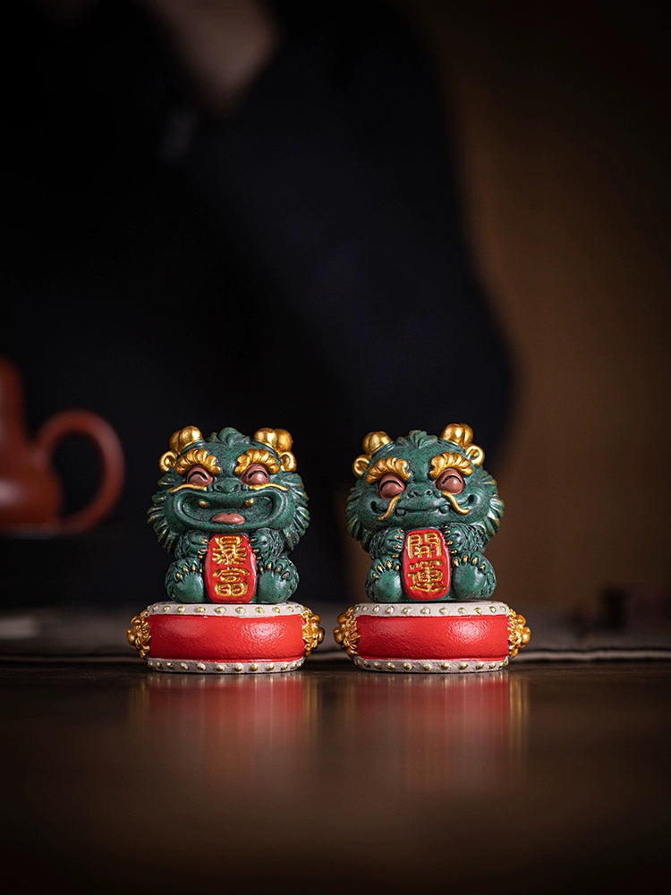 New Chinese Small Auspicious Dragon Decoration