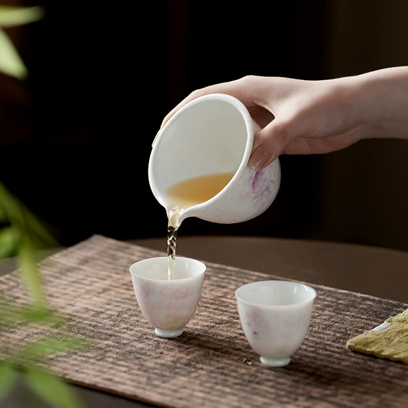 Hand-Painted-Peach Ceramic Fairness Cup