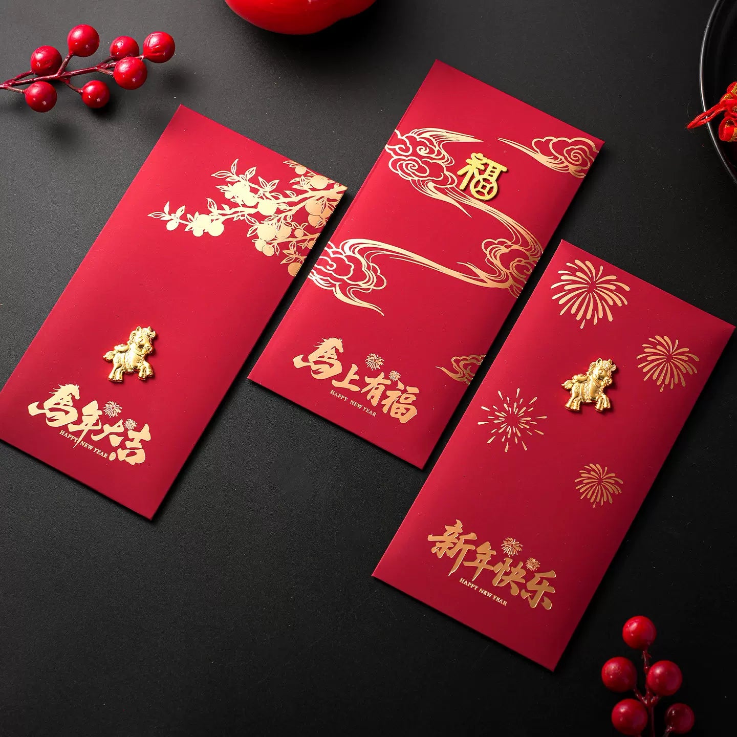 Creative Red Envelopes for Children during the 2026 Year of the Horse Chinese New Year