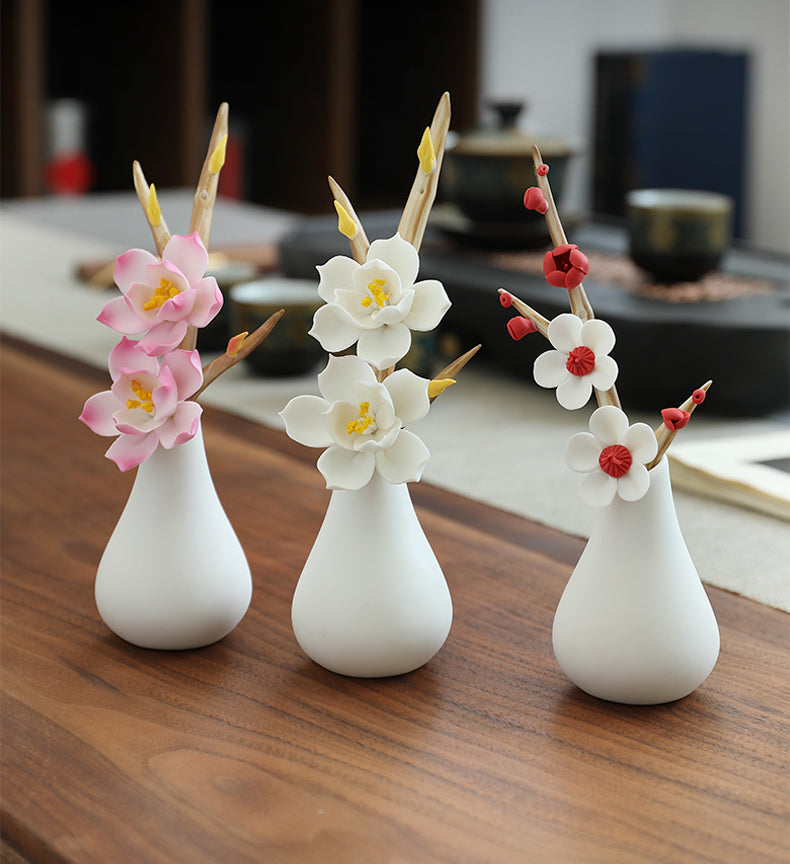 Chinese Style Ceramic Handmade Flower Vase