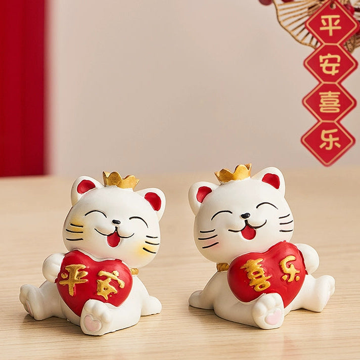 Mini Chinese Cat Ornament