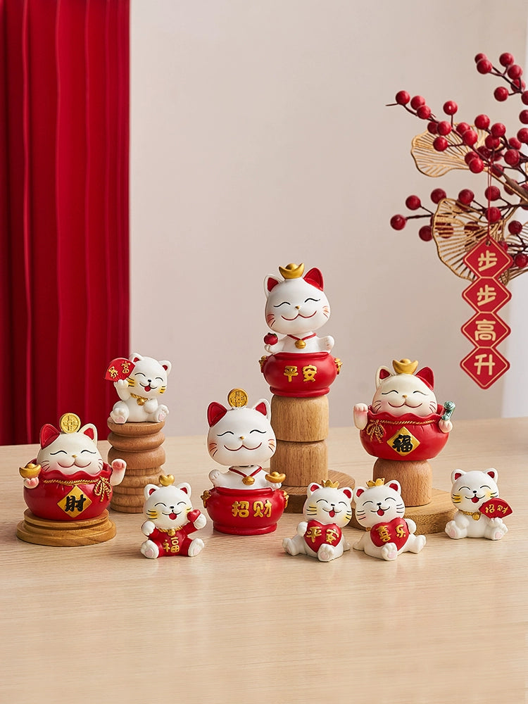 Mini Chinese Cat Ornament