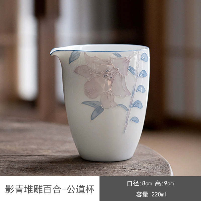 Hand-Painted-Lily Ceramic Fairness Cup