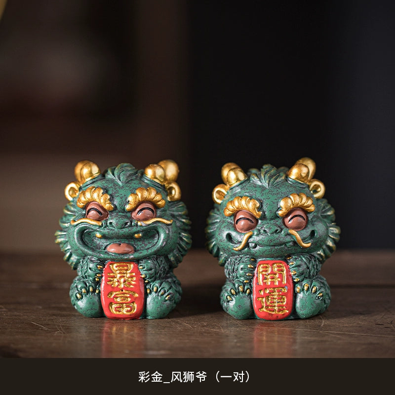 New Chinese Small Auspicious Dragon Decoration
