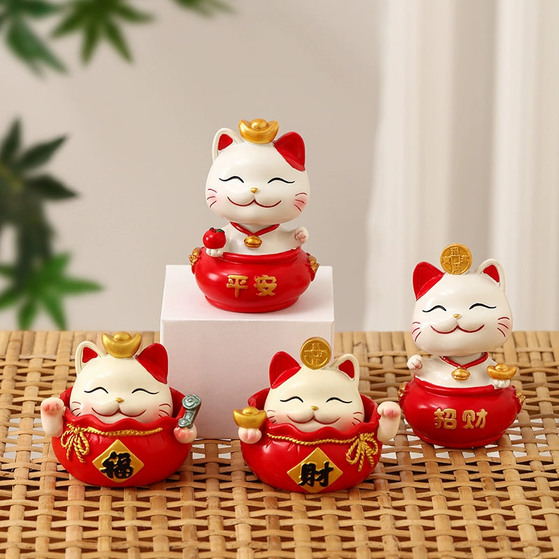 Fortune Cat Car Gadget Office Desktop Decoration