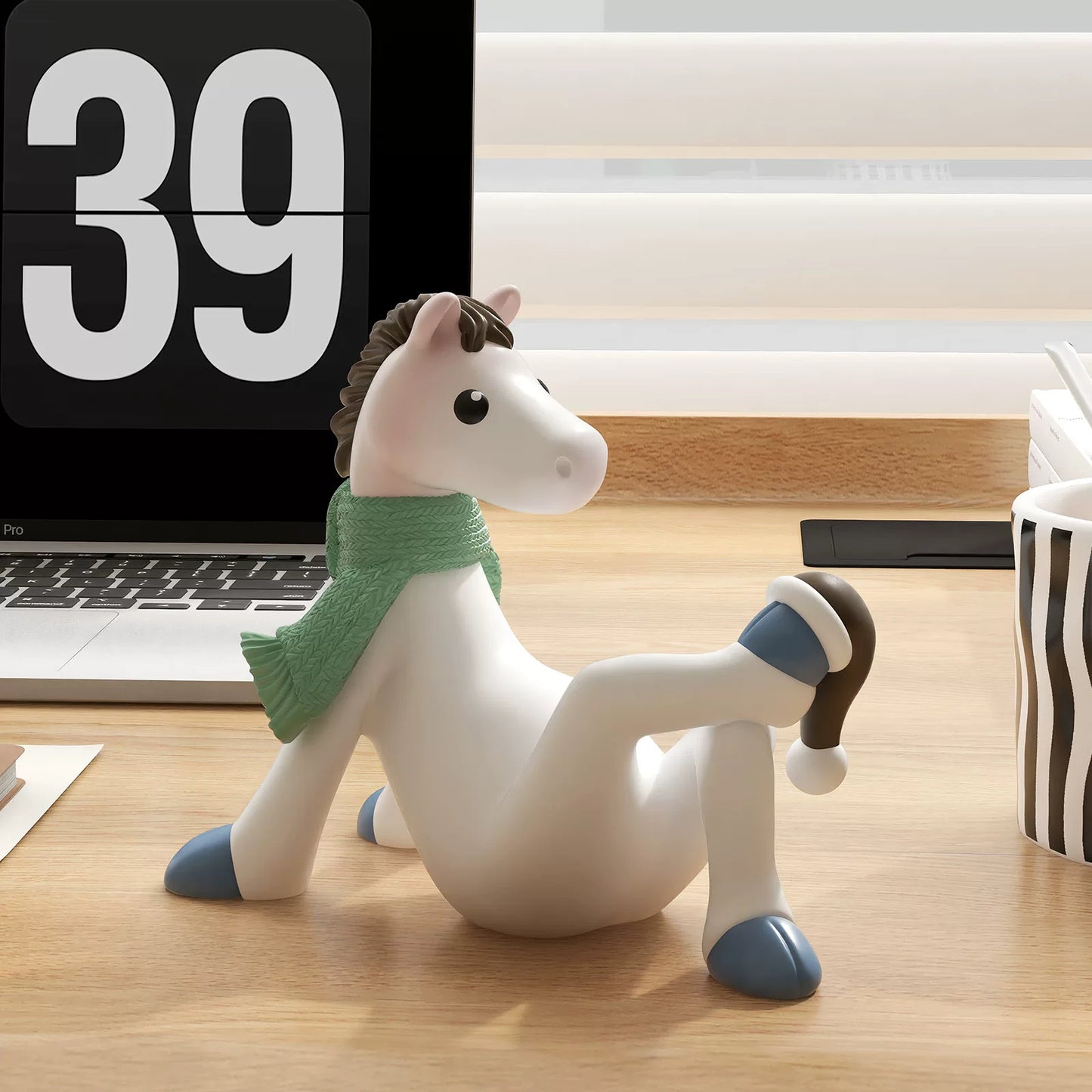 2026 Year of the Horse Mascot: A Healing Decorative Ornament for Home, Living Room, Office, or Workplace
