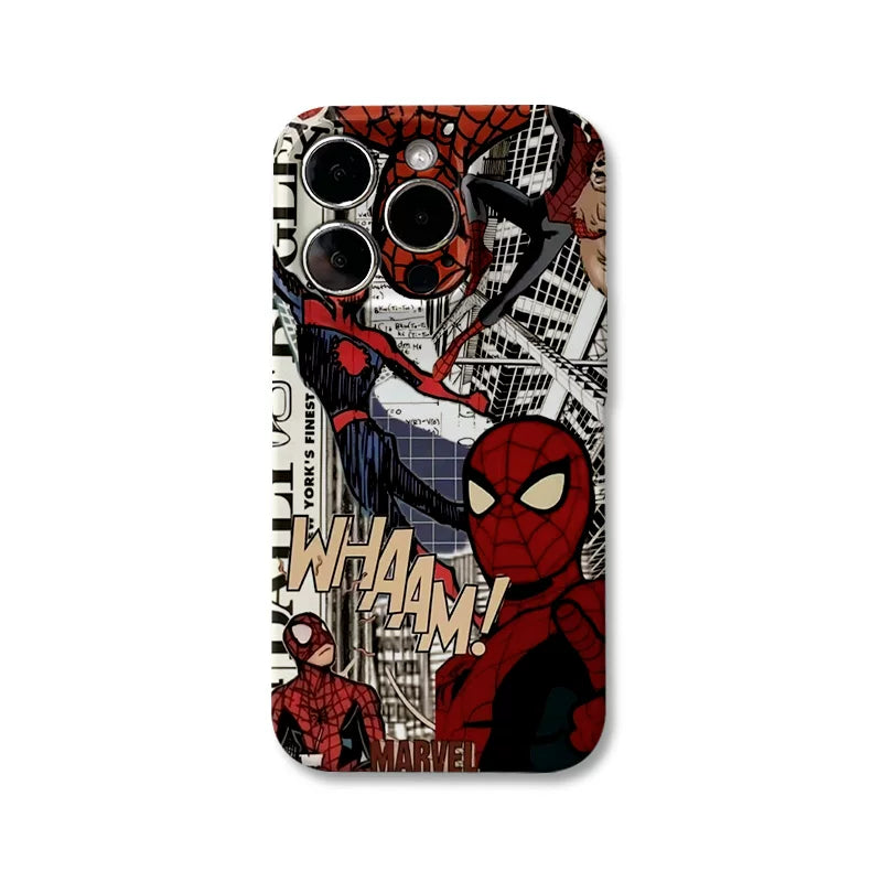 American retro hazey super spider-man film cartoon soft case phone case