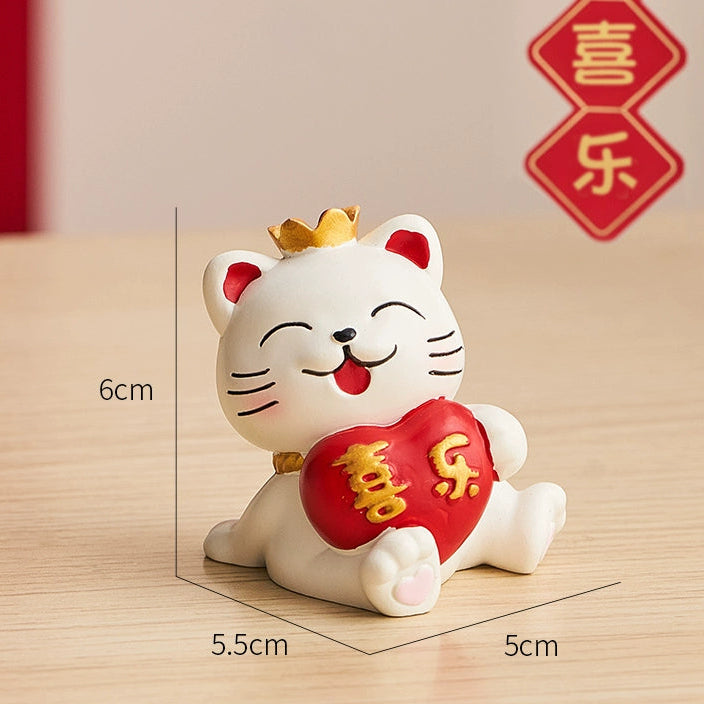 Mini Chinese Cat Ornament
