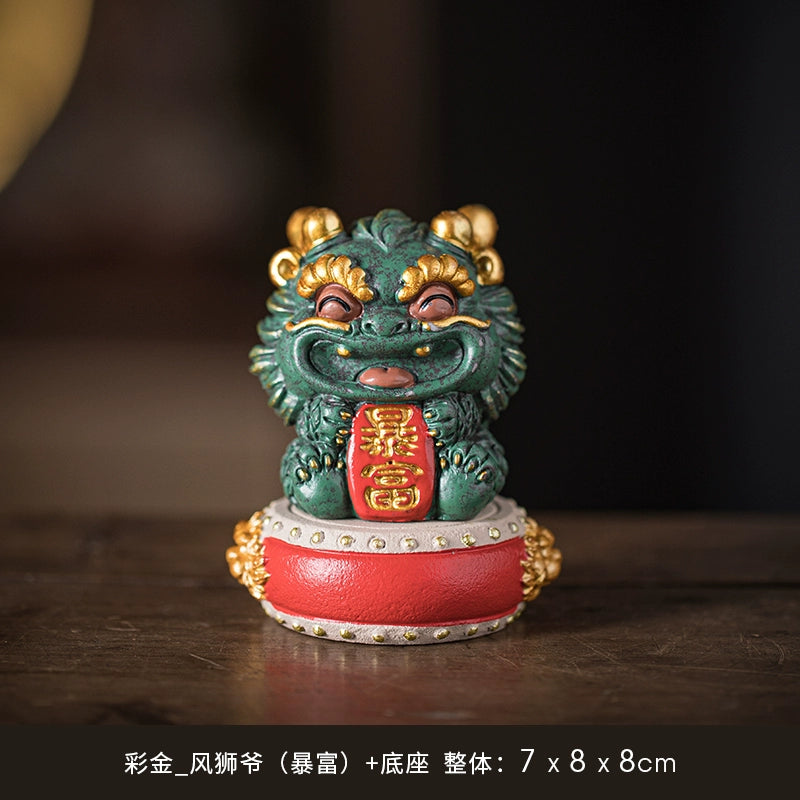 New Chinese Small Auspicious Dragon Decoration