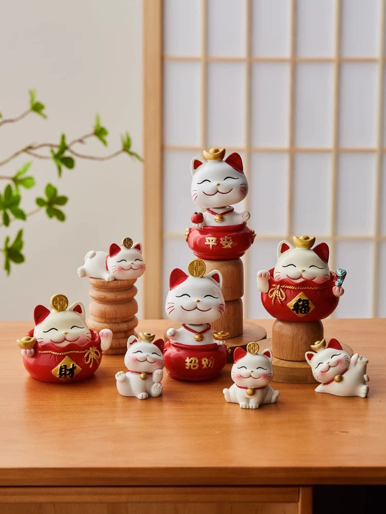 Mini Chinese Cat Ornament