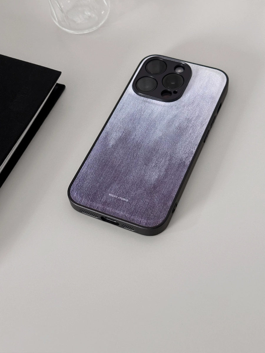 Night Studio Fashion Purple and White Phone Case