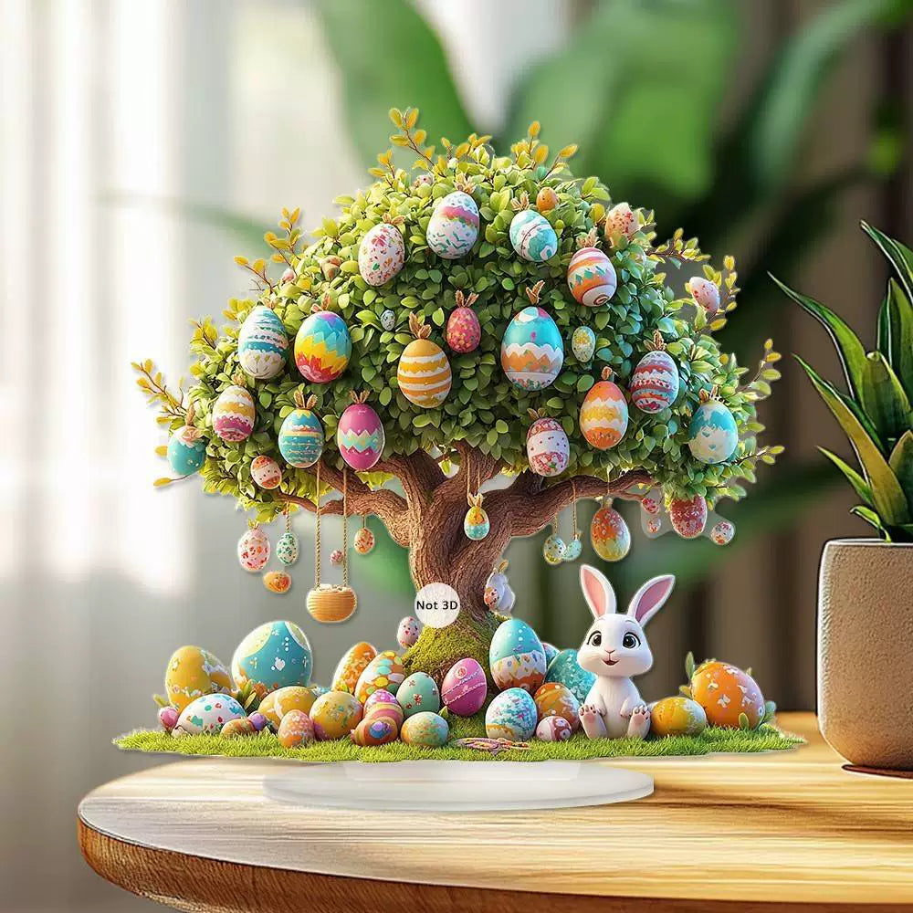Easter Egg Bunny 2D Acrylic Ornament