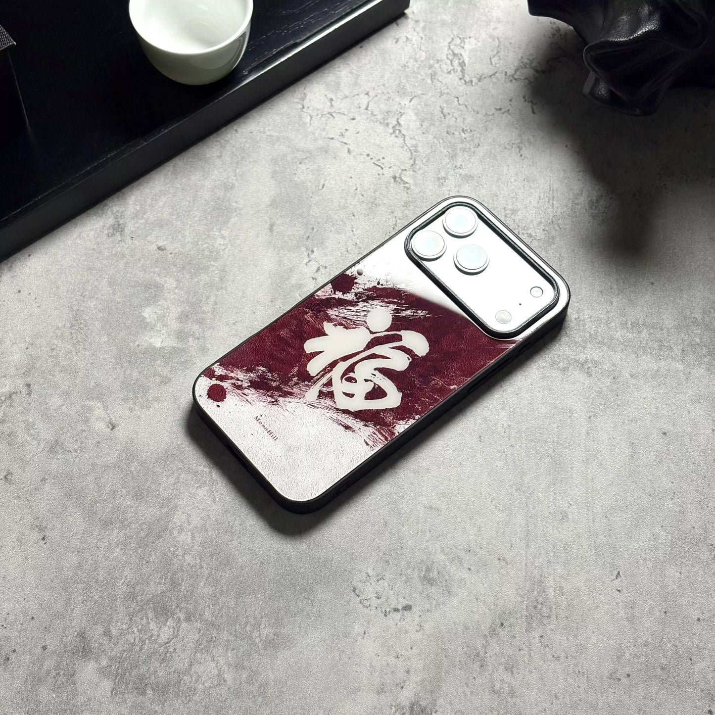 Chinese-themed blessing design premium glass phone case