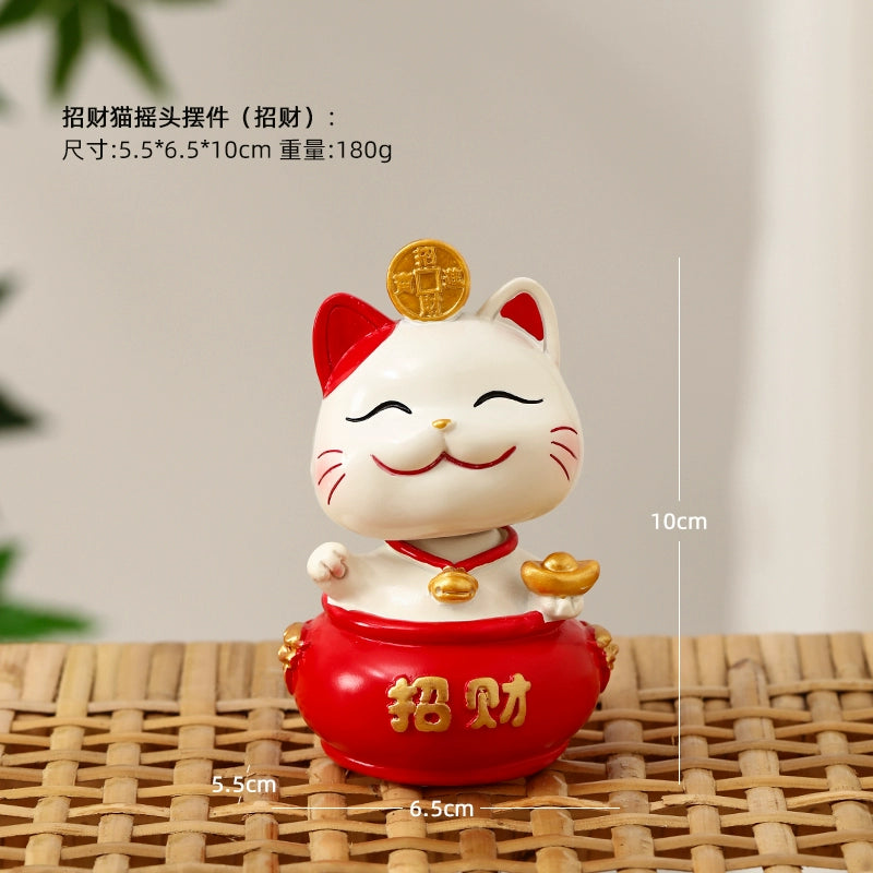 Fortune Cat Car Gadget Office Desktop Decoration