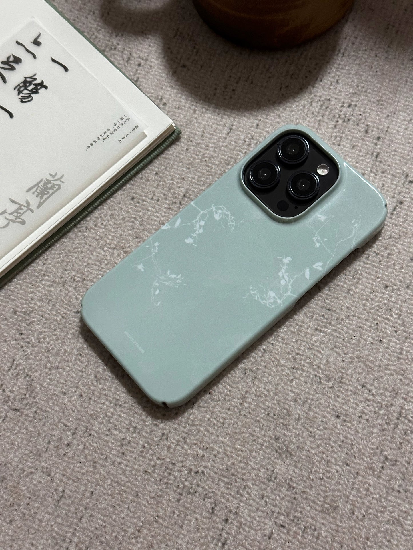 Night Studio Branch Texture Blue Phone Case