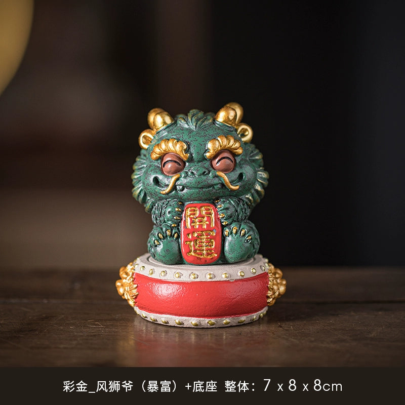 New Chinese Small Auspicious Dragon Decoration
