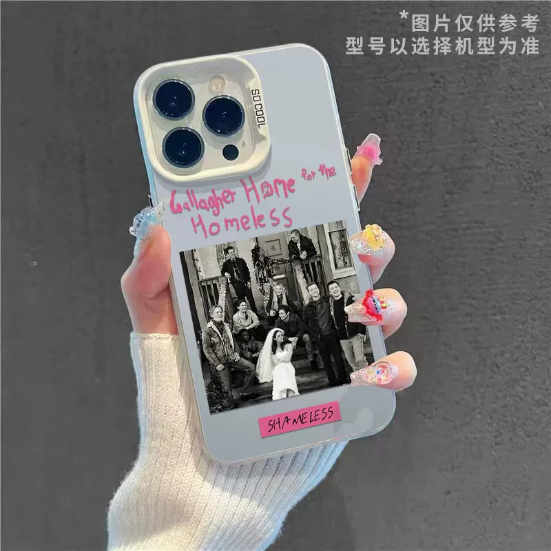 Shameless, unscrupulous Carl, with a high-end phone case.