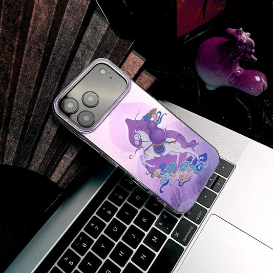 Good fortune is coming soon! Horse-themed laser-cut drop-proof premium phone case (15pm).