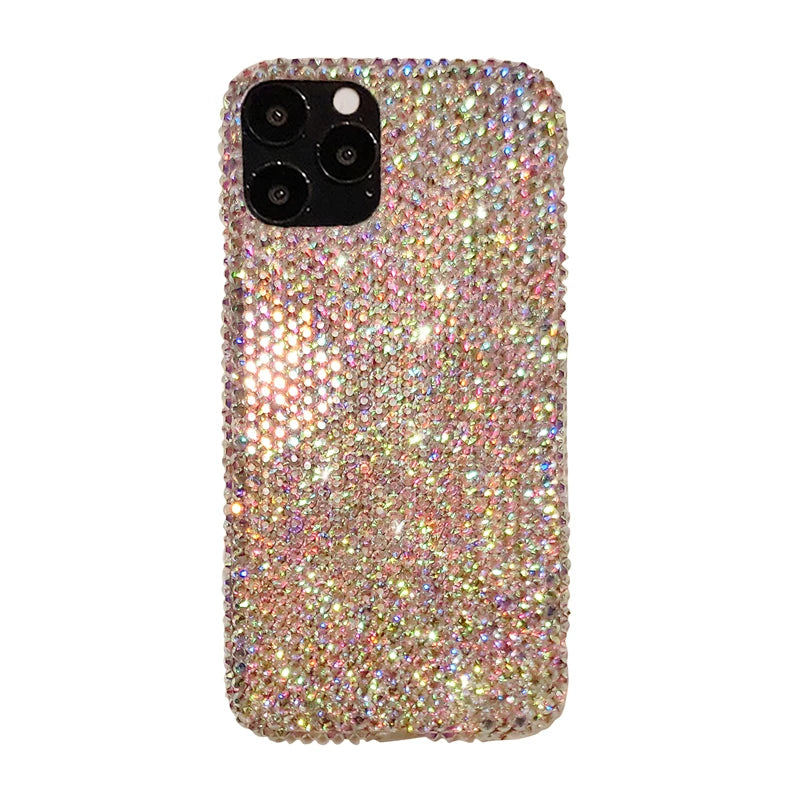 Fully rhinestone super sparkly full-coverage drop-proof phone case