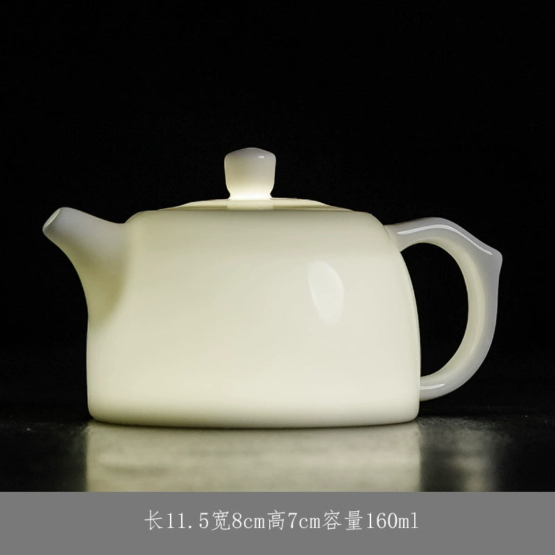 Ru Kiln Teapot Home Retro Ceramic Teapot