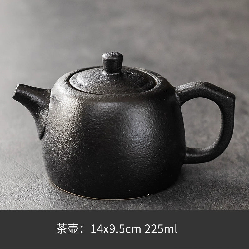 Ru Kiln Teapot Home Retro Ceramic Teapot