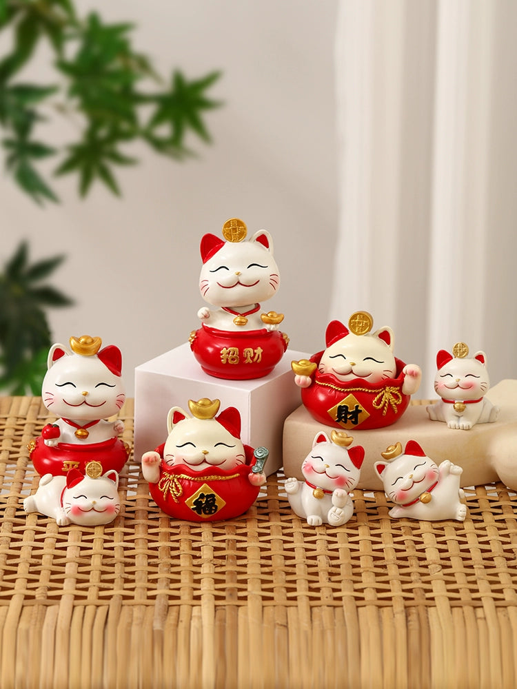 Fortune Cat Car Gadget Office Desktop Decoration