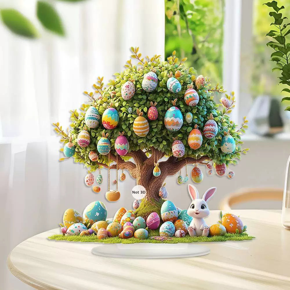 Easter Egg Bunny 2D Acrylic Ornament