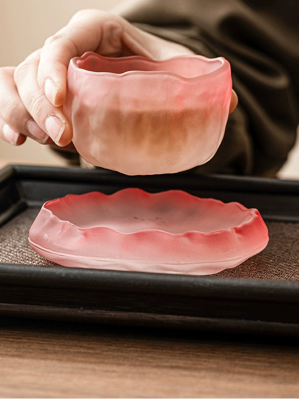 Artistic Crystal Glass Teacup