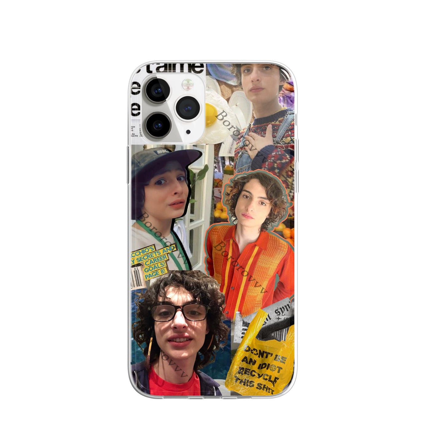 FinnWolfhard strange things mike phone case