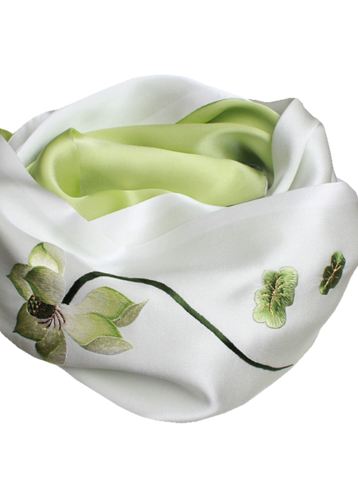 Suzhou embroidery hand-embroidered silk scarf
