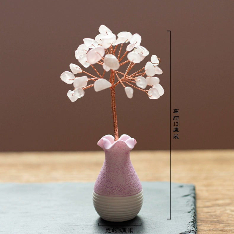 Mini Natural Amethyst Tree Wealth Tree Decoration