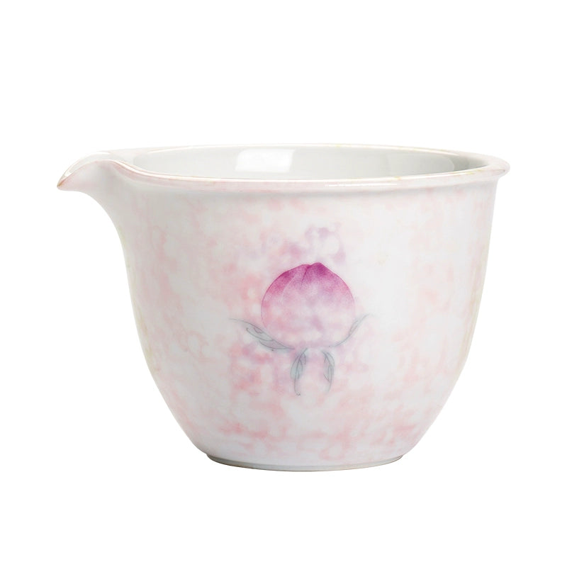 Hand-Painted-Peach Ceramic Fairness Cup