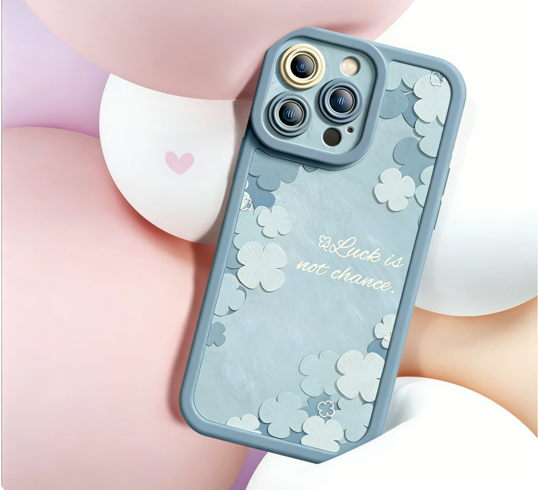 Artistic and Fresh Floral Silicone Soft Phone Case