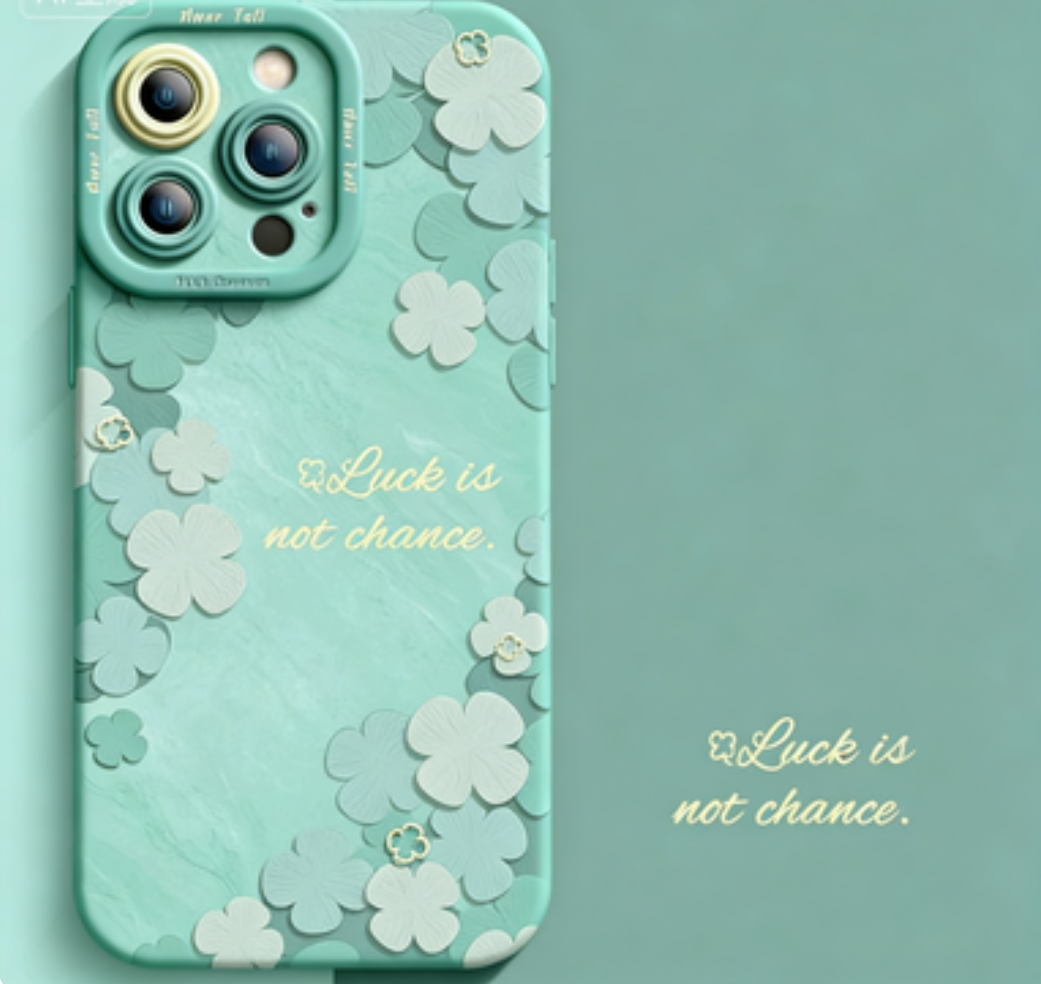 Artistic and Fresh Floral Silicone Soft Phone Case