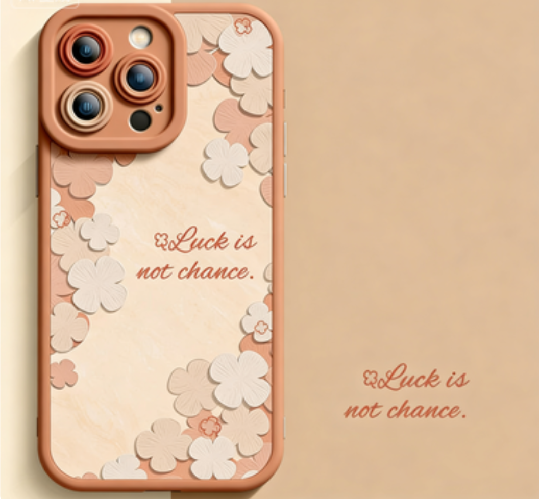 Artistic and Fresh Floral Silicone Soft Phone Case