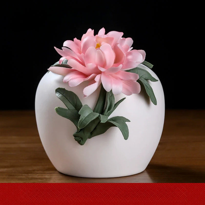 Ceramic Handmade Flower Art Vase