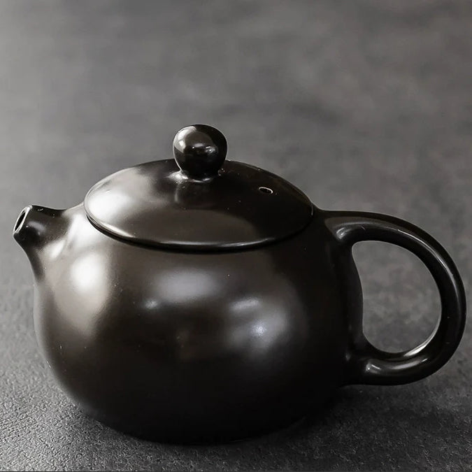 Ru Kiln Teapot Home Retro Ceramic Teapot