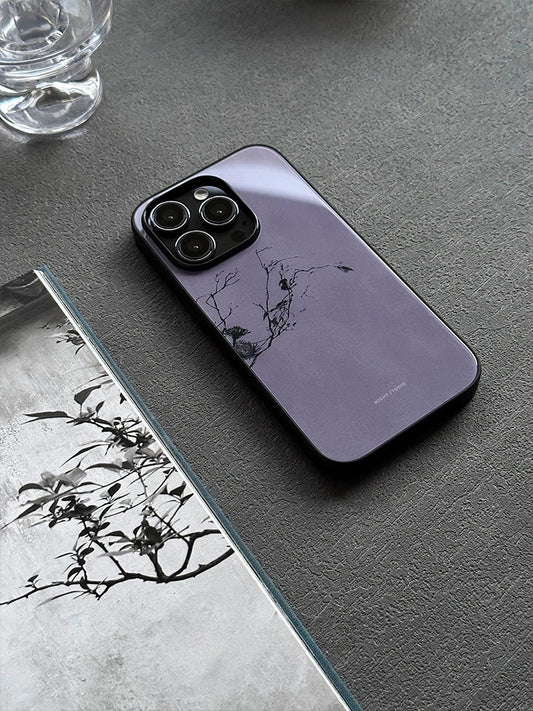 Night Studio Purple Branch Waterproof Phone Case