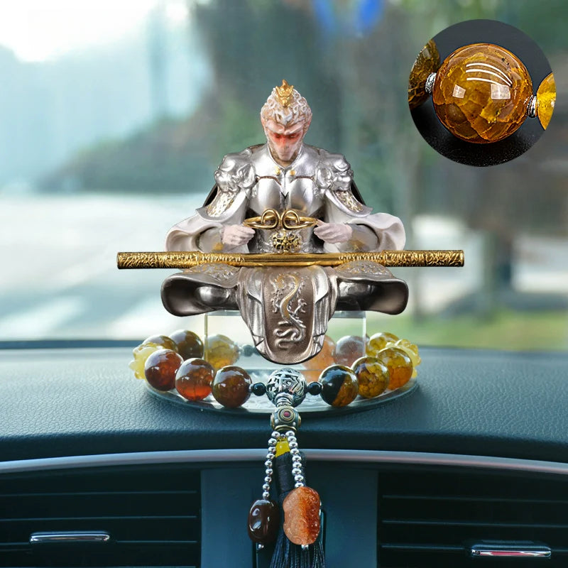 3D Embossed Sun Wukong Dashboard Figurine