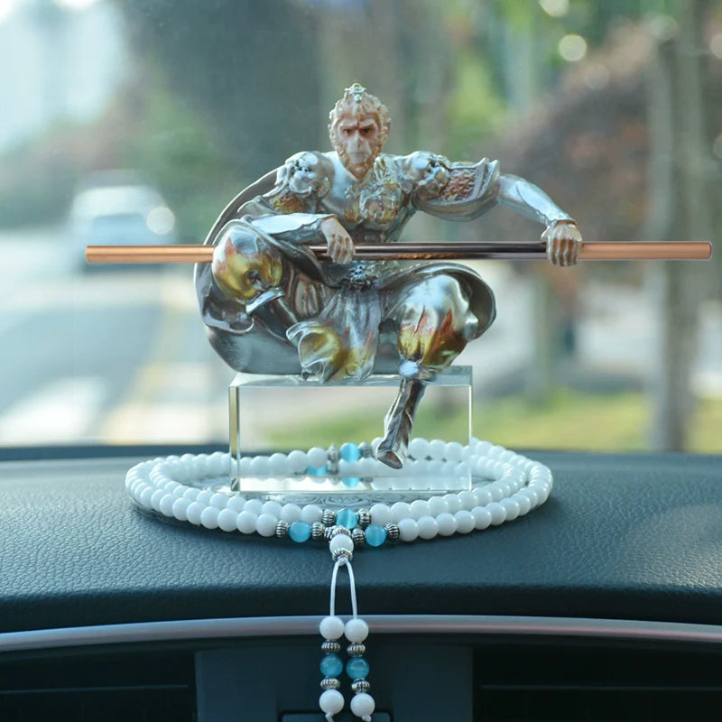 3D Embossed Sun Wukong Dashboard Figurine