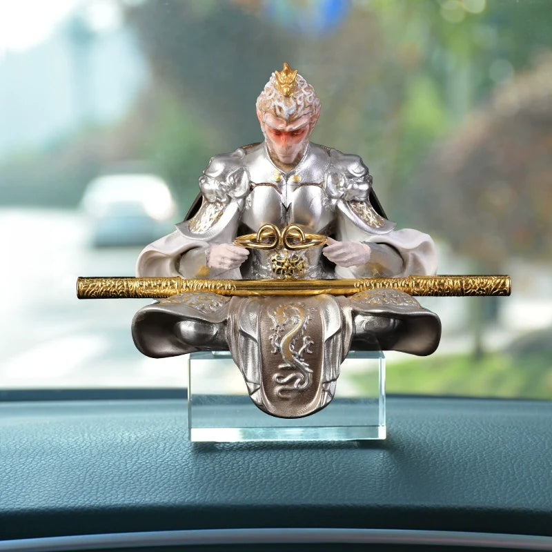 3D Embossed Sun Wukong Dashboard Figurine