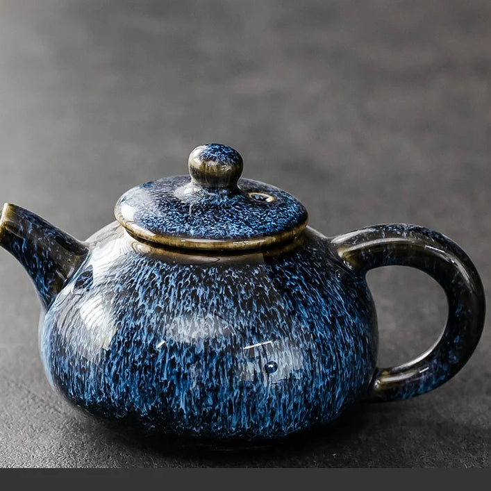 Ru Kiln Teapot Home Retro Ceramic Teapot