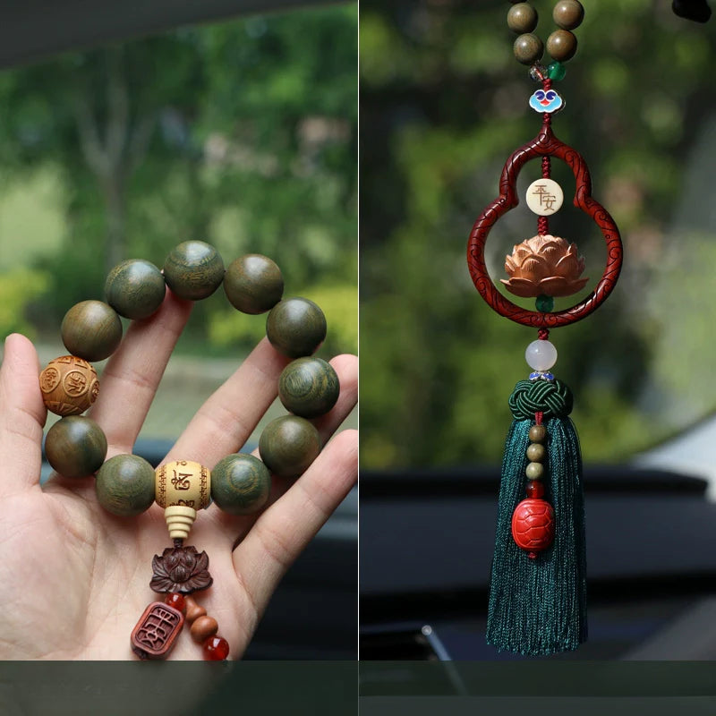 Red Cinnabar Lucky Gourd Pendant