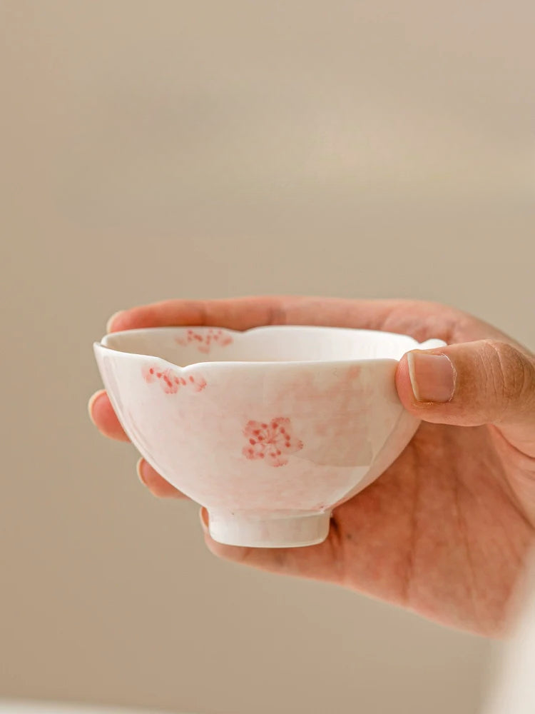 Hand-Painted-Cherry-Blossom Teacup