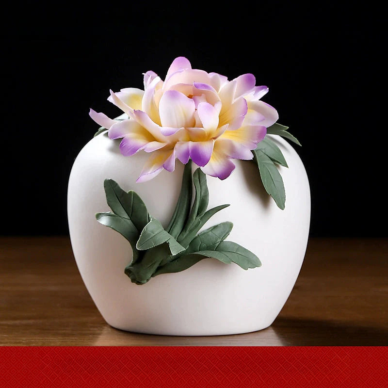 Ceramic Handmade Flower Art Vase